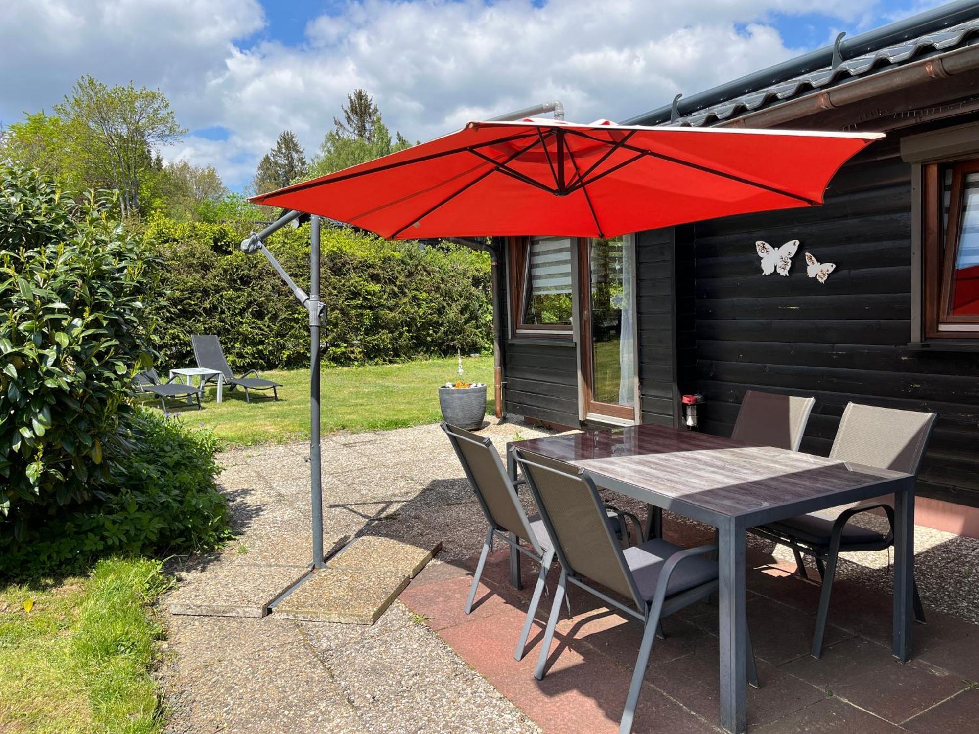 Blockhaus Ferienzauber Villa Bromskirchen Exterior photo